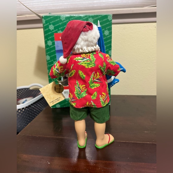 Kurt S Adler Santa’s Day Off Fabriche Santa Christmas Decor - Picture 7 of 8